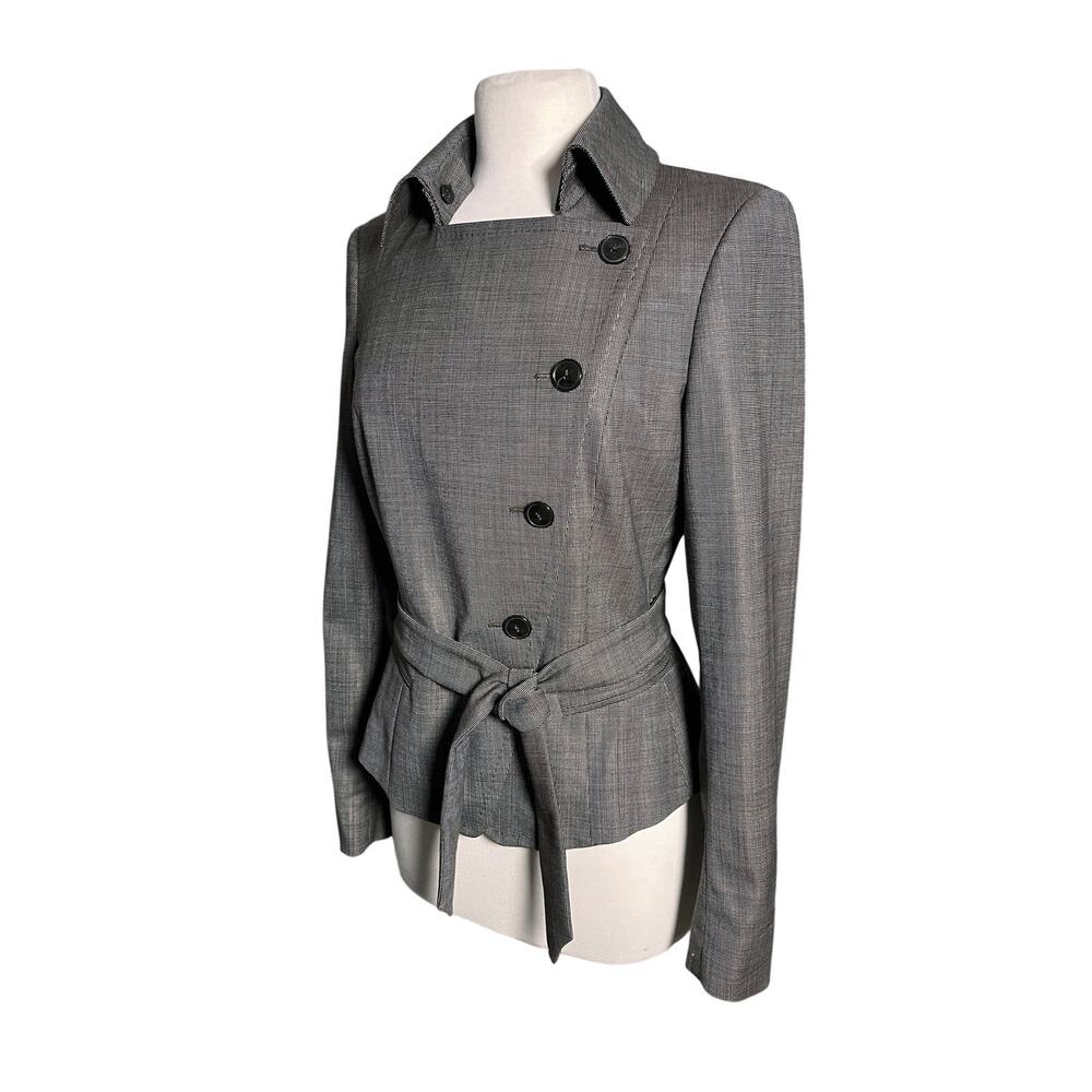 NWT MAX MARA Made in Italy Women’s Belted Convertible Brown Blazer - Picture 3 of 7